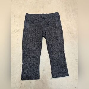 Athleta Printed Bare To Run Knickers Women's S Pattern